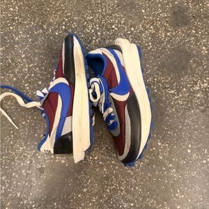 Nike Maroon and Blue Soccer Cleats